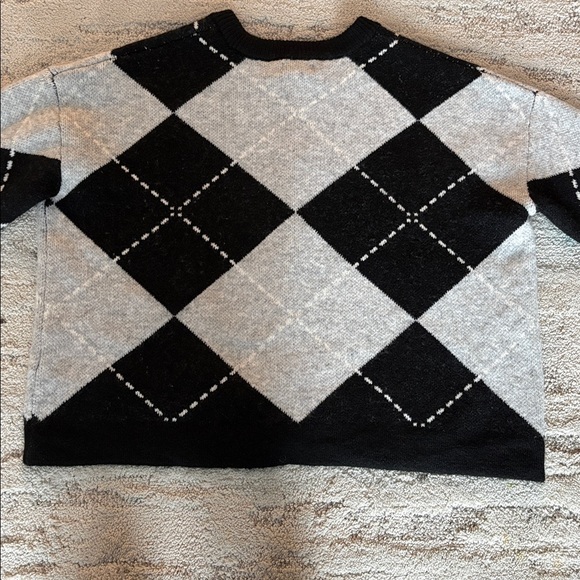 Song of Style Black and Gray Knit Cardigan - Picture 4 of 5